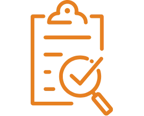 clipboard with magnifying glass